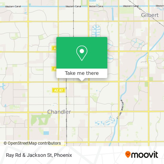 Ray Rd & Jackson St map