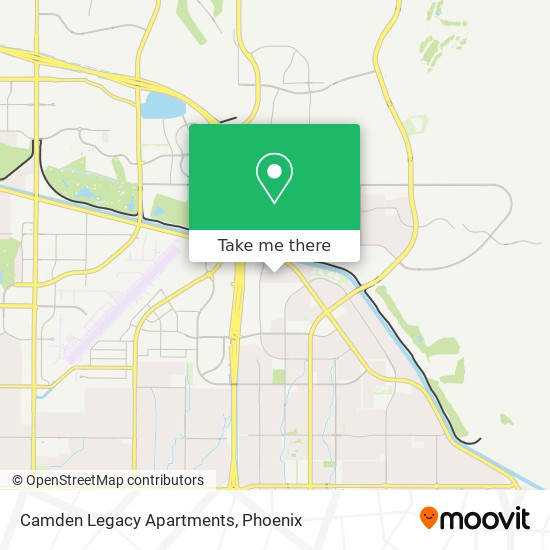 Camden Legacy Apartments map