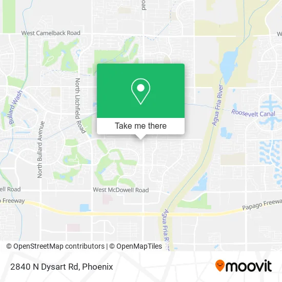 2840 N Dysart Rd map