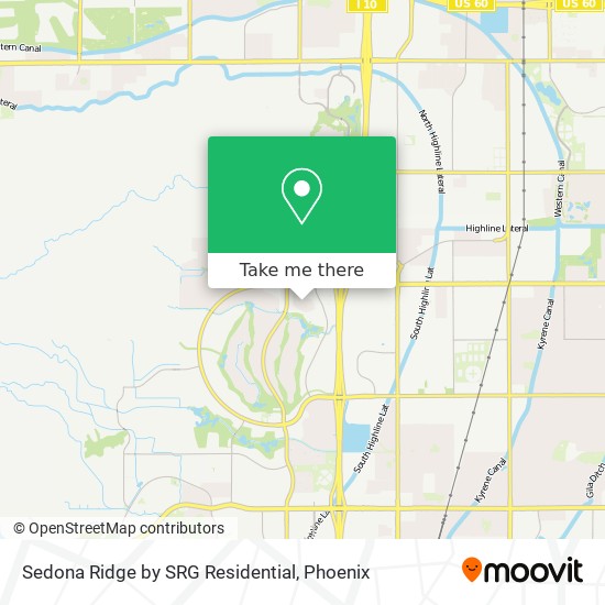 Sedona Ridge by SRG Residential map