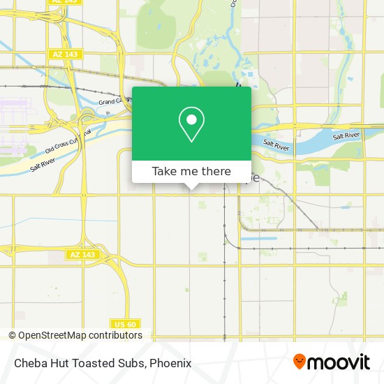 Cheba Hut Toasted Subs map