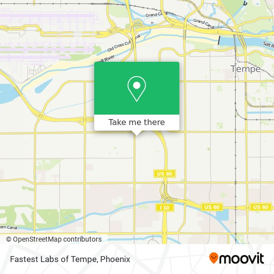 Fastest Labs of Tempe map