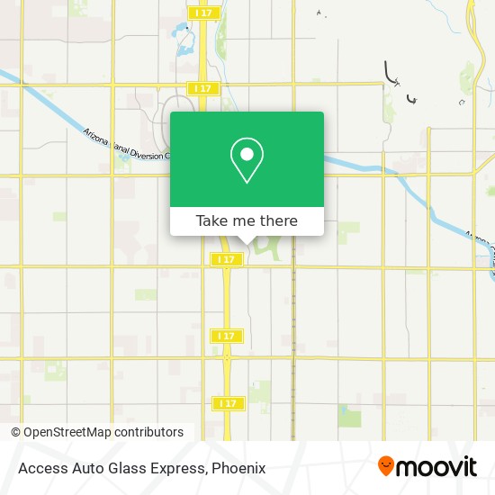 Access Auto Glass Express map