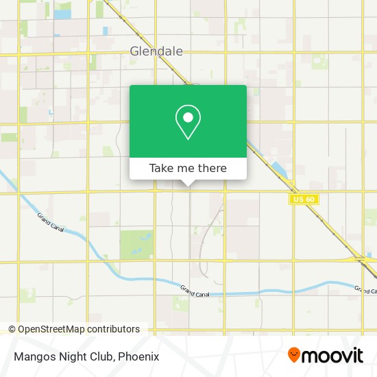 Mangos Night Club map