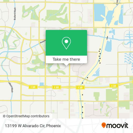 13199 W Alvarado Cir map