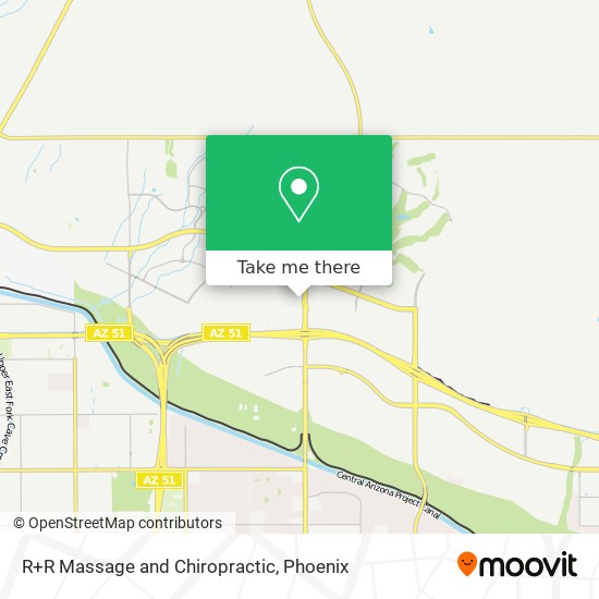 R+R Massage and Chiropractic map