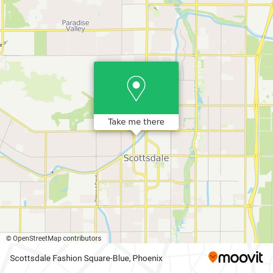 Scottsdale Fashion Square-Blue map