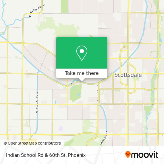 Indian School Rd & 60th St map
