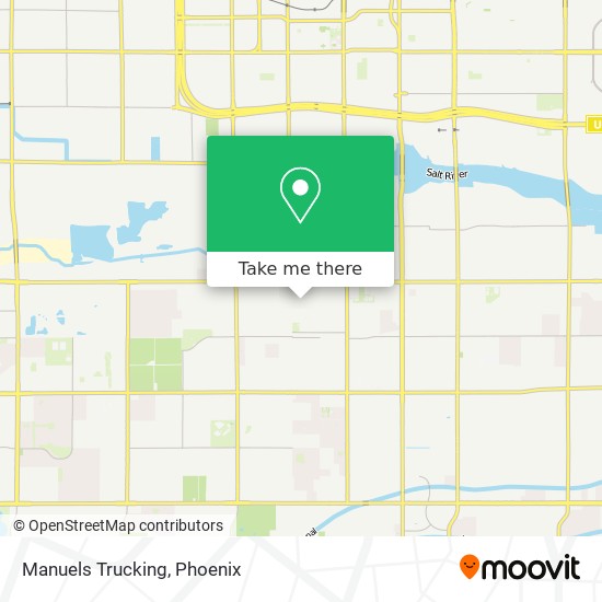 Manuels Trucking map