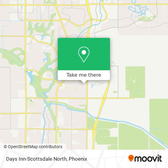 Mapa de Days Inn-Scottsdale North