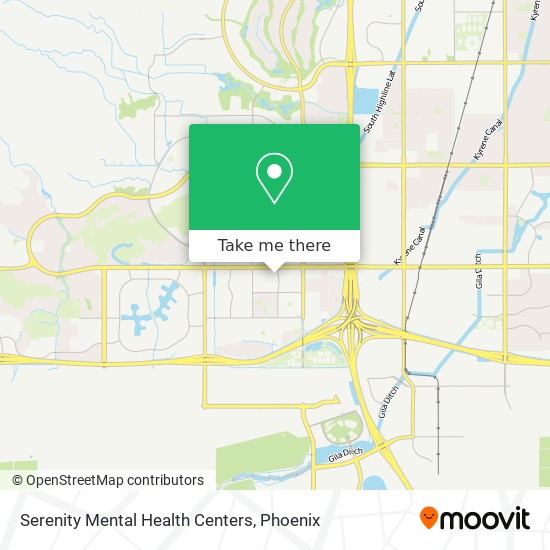 Serenity Mental Health Centers map