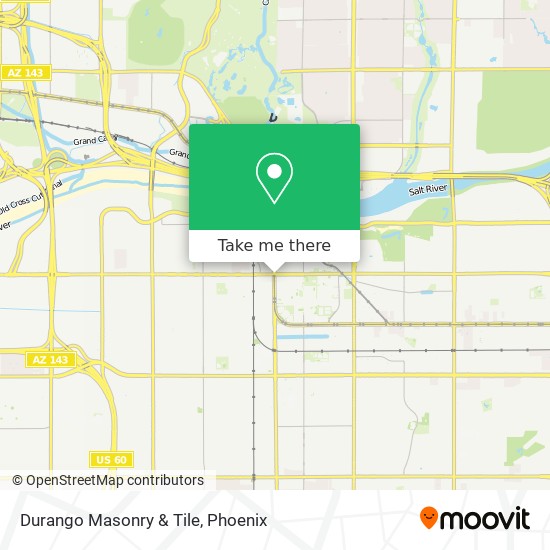 Durango Masonry & Tile map