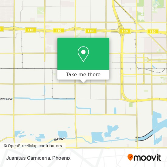 Juanita's Carniceria map