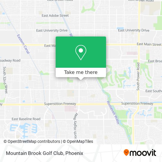 Mapa de Mountain Brook Golf Club