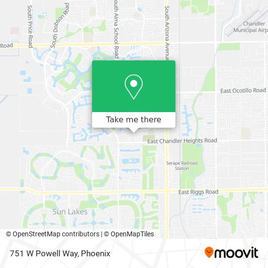 751 W Powell Way map