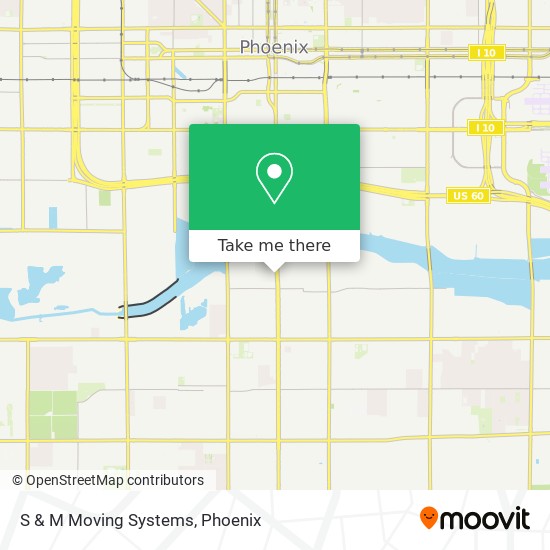 S & M Moving Systems map