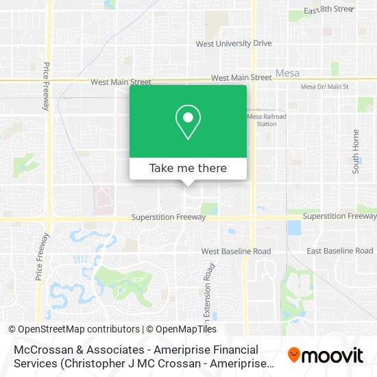 McCrossan & Associates - Ameriprise Financial Services map