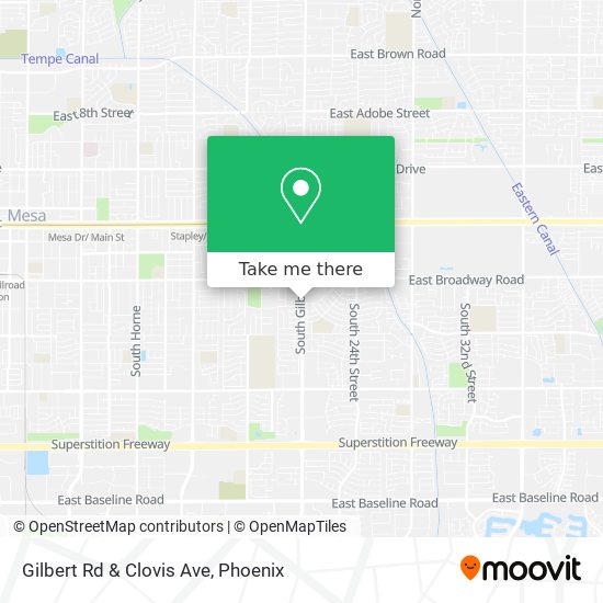 Gilbert Rd & Clovis Ave map