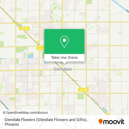 Glendale Flowers (Glendale Flowers and Gifts) map