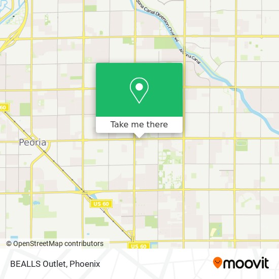 BEALLS Outlet map