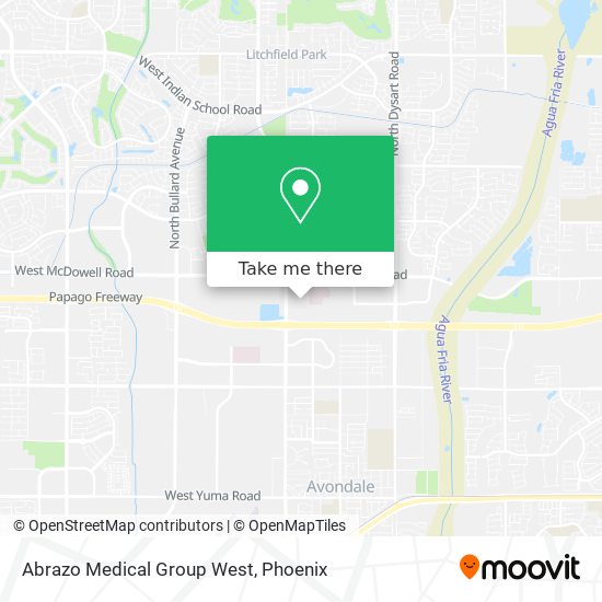 Abrazo Medical Group West map