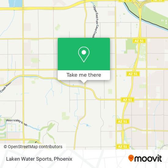 Laken Water Sports map