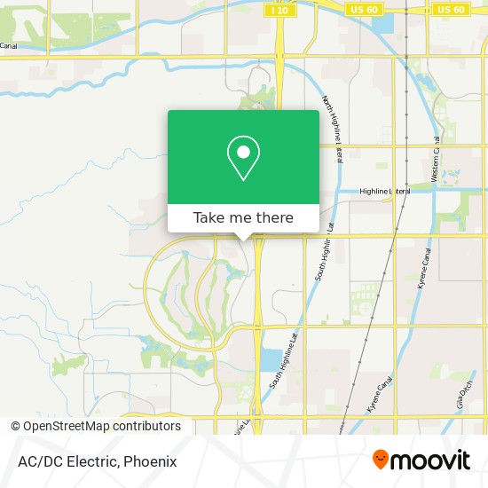 AC/DC Electric map