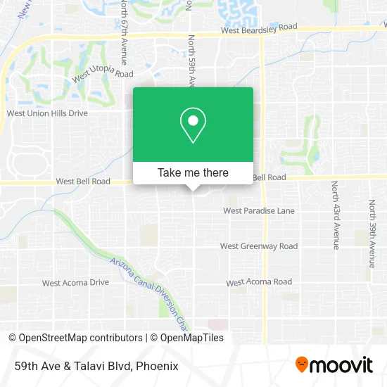 59th Ave & Talavi Blvd map