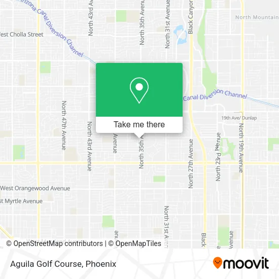Aguila Golf Course map