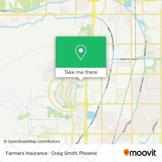 Mapa de Farmers Insurance - Craig Smith