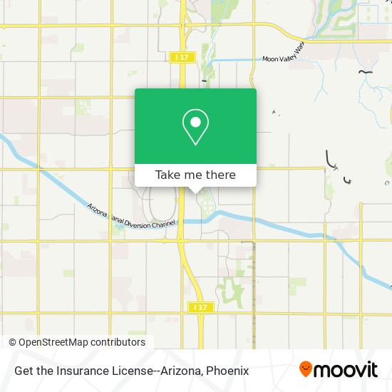 Mapa de Get the Insurance License--Arizona