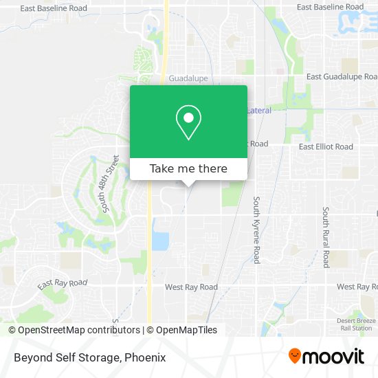 Beyond Self Storage map