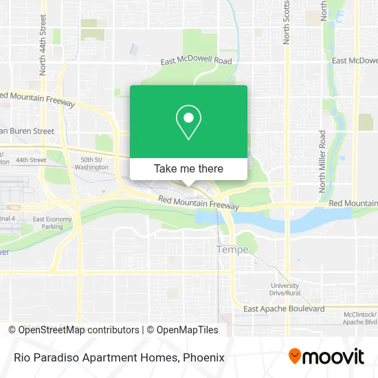 Rio Paradiso Apartment Homes map