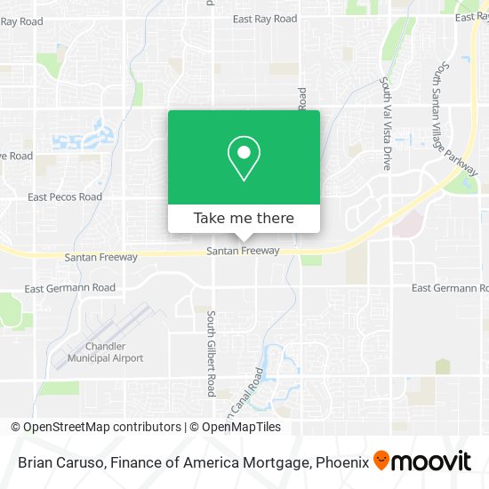 Brian Caruso, Finance of America Mortgage map