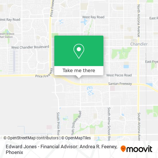 Mapa de Edward Jones - Financial Advisor: Andrea R. Feeney