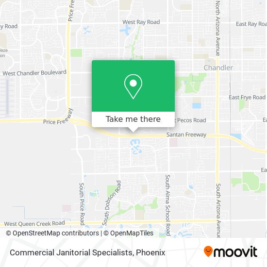 Mapa de Commercial Janitorial Specialists