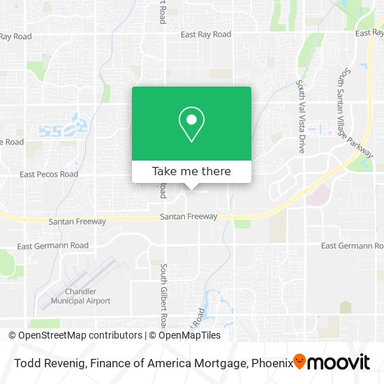 Todd Revenig, Finance of America Mortgage map