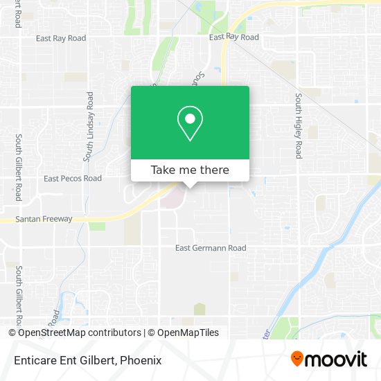 Mapa de Enticare Ent Gilbert