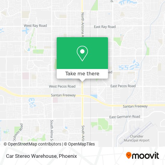 Car Stereo Warehouse map