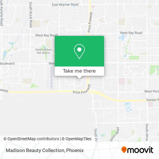 Madison Beauty Collection map