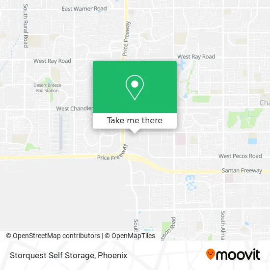 Storquest Self Storage map