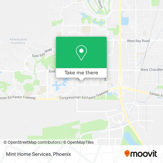 Mint Home Services map