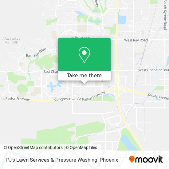 Mapa de PJ's Lawn Services & Pressure Washing