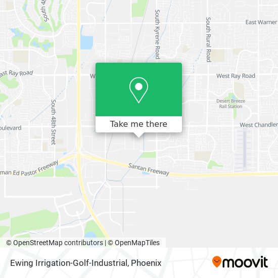 Ewing Irrigation-Golf-Industrial map