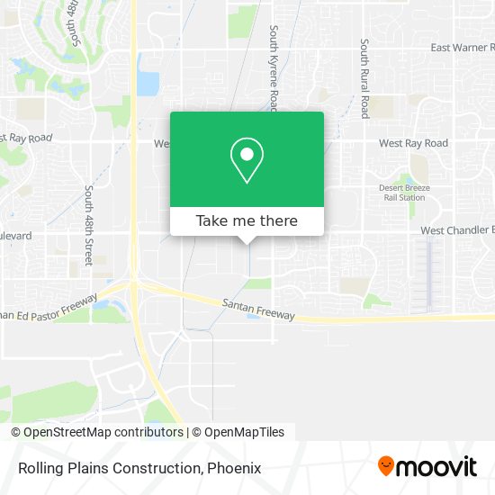 Rolling Plains Construction map