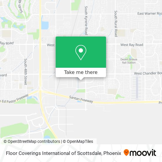 Floor Coverings International of Scottsdale map