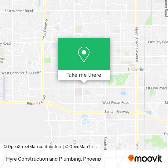 Hyre Construction and Plumbing map