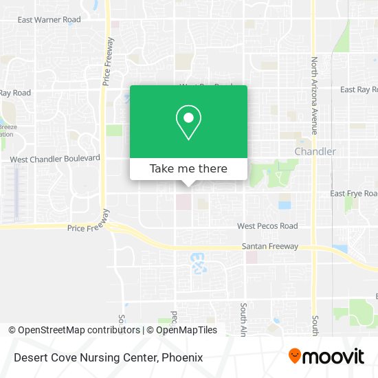 Mapa de Desert Cove Nursing Center