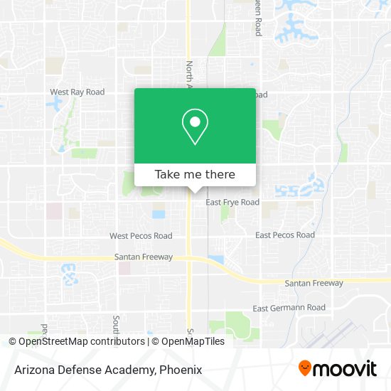 Mapa de Arizona Defense Academy