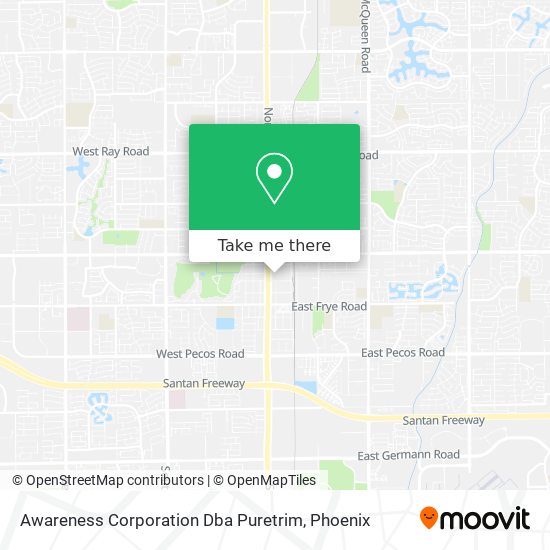 Awareness Corporation Dba Puretrim map